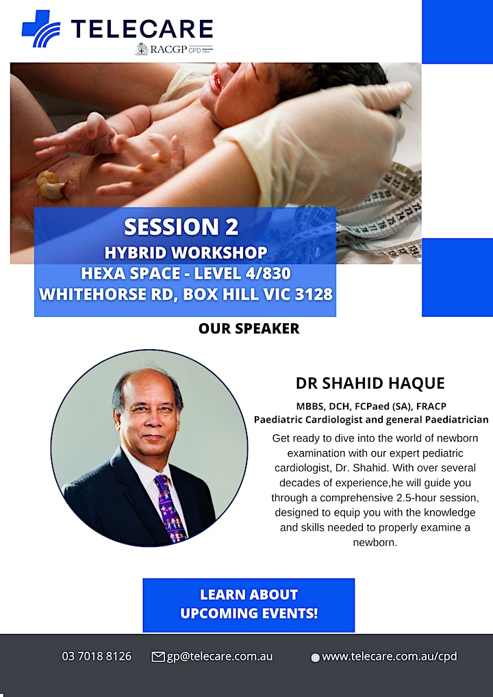 Telecare 2023 CPD Session 2 event flyer