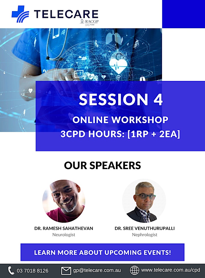 Telecare 2023 CPD Session 4 event flyer