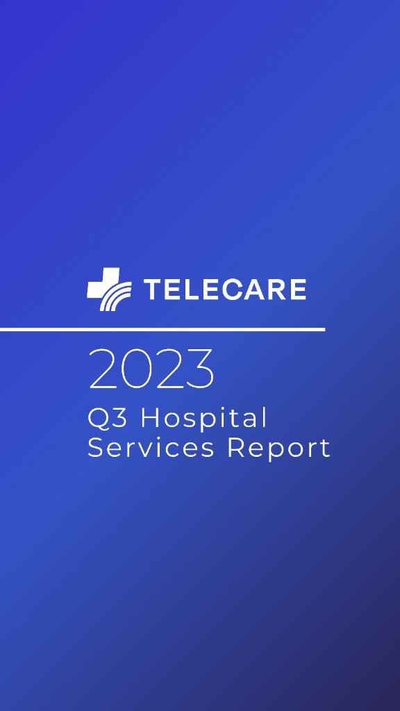 Telecare 2023 Q3 Hospital Services Report cover